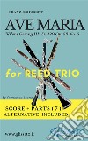 Woodwind trio - Ave Maria by Schubert"Ellens Gesang III" D. 839 Op. 52 No. 6. E-book. Formato PDF ebook di Franz Schubert