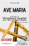 Ave Maria - Woodwind Quartet (score). E-book. Formato PDF ebook di Jacques Arcadelt