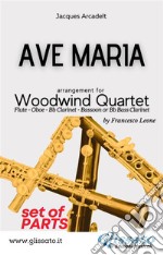 Ave Maria - Woodwind Quartet (parts). E-book. Formato PDF