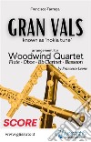 Gran Vals - Woodwind Quartet (SCORE)Nokia Tune. E-book. Formato PDF ebook di Francisco Tárrega