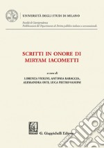 Scritti in onore di Miryam Iacometti - e-Book. E-book. Formato PDF