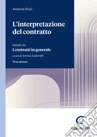 L’interpretazione del contratto: Estratto da «I contratti in generale». E-book. Formato EPUB ebook
