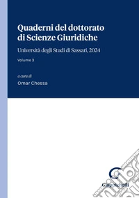 Quaderni del dottorato di Scienze giuridiche: Università degli studi di Sassari. E-book. Formato EPUB ebook
