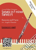 (bassoon part) Sonata in F minor - Bassoon and PianoTWV41:F1. E-book. Formato EPUB ebook