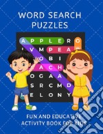 Word Search Puzzles BookFun and Educative Activity Book For Kids. E-book. Formato PDF