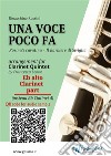 Eb Alto Clarinet (instead sib 4) part of &quot;Una voce poco fa&quot; for Clarinet QuintetRosina&apos;s cavatina &quot;Il Barbiere di Siviglia&quot;. E-book. Formato EPUB ebook