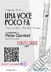 C Flute 1 (solo) part of &quot;Una voce poco fa&quot; for Flute QuintetRosina&apos;s cavatina &quot;Il Barbiere di Siviglia&quot;. E-book. Formato EPUB ebook