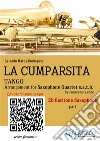 Baritone Saxophone part &quot;La Cumparsita&quot; tango for Sax Quartetintermediate level. E-book. Formato EPUB ebook