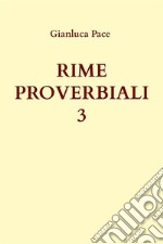 Rime proverbiali 3. E-book. Formato EPUB