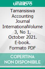 Tamansiswa Accounting Journal InternationalVolume 3, No 1, October 2021. E-book. Formato PDF ebook