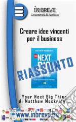 Your Next Big ThingYour Next Big Thing. E-book. Formato EPUB