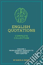 English Quotations Complete Collection: Volume V. E-book. Formato EPUB ebook