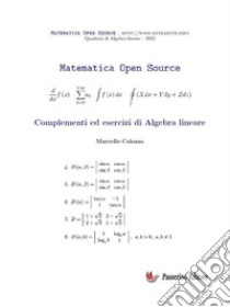 Complementi ed esercizi di Algebra lineare. E-book. Formato EPUB ebook di Marcello Colozzo