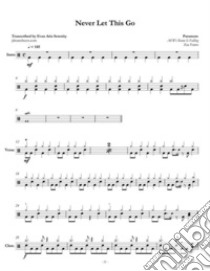 Paramore - Never Let This GoDrum Sheet Music. E-book. Formato EPUB ebook di Evan Aria Serenity