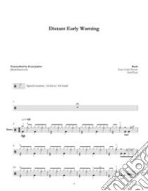 Rush - Distant Early WarningDrum Sheet Music. E-book. Formato EPUB ebook di Evan Aria Serenity