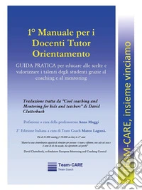 1° Manuale per i Docenti Tutor Orientamento. E-book. Formato EPUB ebook