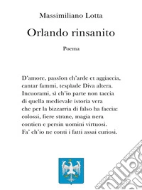 Orlando rinsanito. E-book. Formato EPUB ebook