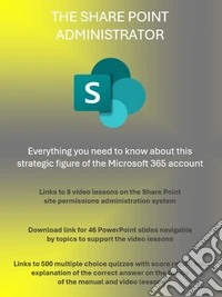 Share Point Administrator - Inglese -. E-book. Formato EPUB ebook