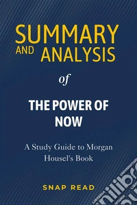 Summary and Analysis of The Psychology of MoneyA Study Guide to Morgan Housel's Book. E-book. Formato EPUB ebook