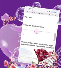 L'originale e le brutte copie. E-book. Formato PDF ebook