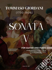 Sonata Vfor Guitar and Piano. E-book. Formato EPUB ebook
