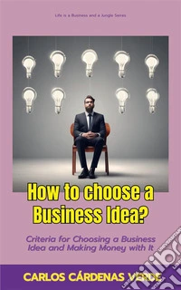 How To Choose A Business Idea?Criteria for Choosing a Business Idea and Making Money with It. E-book. Formato EPUB ebook