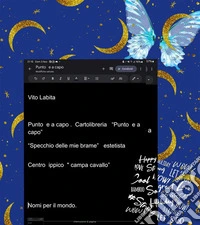 Punto e a capo.  Cartolibreria   Punto e a capo.  Specchio delle mie brame estetista centro ippico  campa cavalloNomi  per il mondo. E-book. Formato PDF ebook