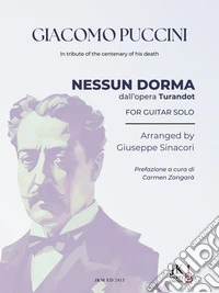 Nessun Dorma - for Guitar Solodall'opera Turandot. E-book. Formato PDF ebook