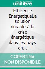 Efficience EnergetiqueLa solution durable à la crise énergétique dans les pays en développement.. E-book. Formato EPUB ebook