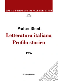 Letteratura italianaProfilo storico. 1966. E-book. Formato EPUB ebook