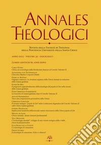 Annales Theologici 39 1 (2025). E-book. Formato PDF ebook