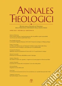 Annales Theologici 39 2 (2025). E-book. Formato EPUB ebook