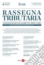 Rassegna Tributaria 4/2022. E-book. Formato PDF ebook