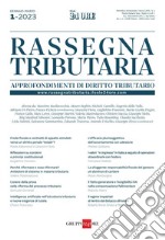 Rassegna Tributaria 1/2023. E-book. Formato PDF ebook