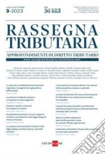 Rassegna Tributaria 3/2023. E-book. Formato PDF ebook di AA.VV.