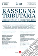 Rassegna Tributaria 3/2023. E-book. Formato PDF ebook