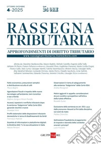 RASSEGNA TRIBUTARIA 4/2025. E-book. Formato PDF ebook