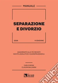 Separazione e divorzio 2026. E-book. Formato PDF ebook