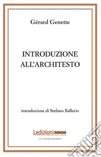 Introduzione all'architesto. E-book. Formato EPUB ebook