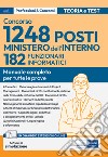 [EBOOK] Concorso 182 Funzionari informatici Ministero dell'Interno: Manuale completo per tutte le prove. E-book. Formato EPUB ebook