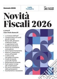 Novità Fiscali 2026. E-book. Formato PDF ebook
