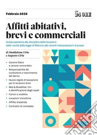 Affitti abitativi, brevi e commerciali. E-book. Formato PDF ebook
