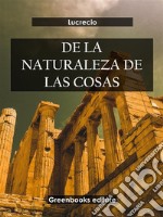 De la naturaleza de las cosas. E-book. Formato EPUB ebook