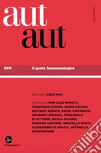 aut aut 390: Il gesto fenomenologico. E-book. Formato EPUB ebook