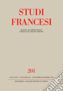 Studi Francesi 201. E-book. Formato PDF ebook di  AA.VV.