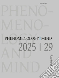 Phenomenology and Mind 29: Exploring Personal Identity. Philosophical Perspectives and Insights from the Arts. E-book. Formato PDF ebook