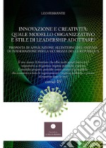 Innovazione e creatività: quale modello organizzativo e stile di leadership adottare?. E-book. Formato EPUB