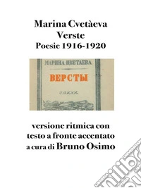 VerstePoesie 1916-1920. E-book. Formato EPUB ebook