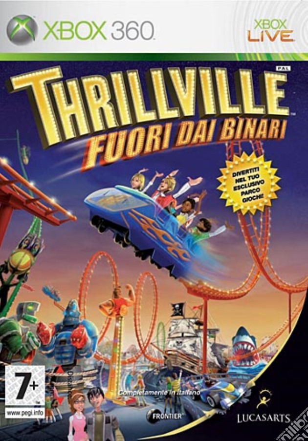 Thrillville Fuori Dai Binari videogame di X360