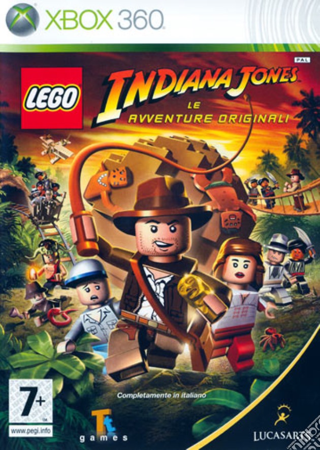 Lego Indiana Jones videogame di X360